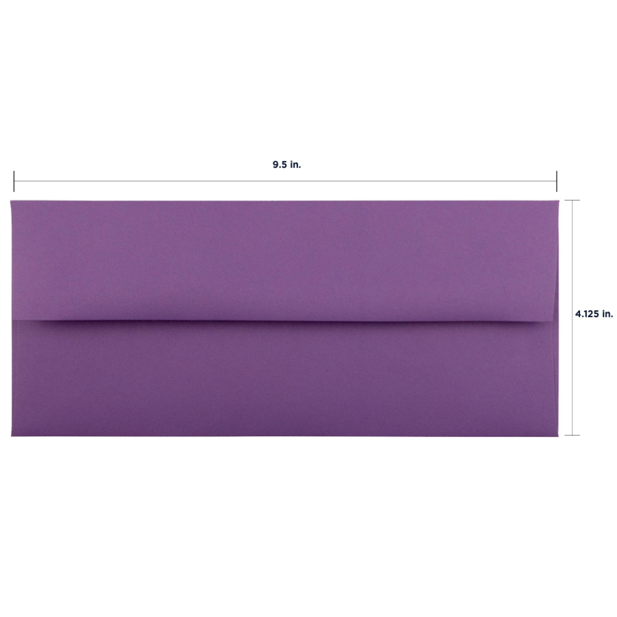 JAM Paper 9.5" x 4.125" Assorted Business Premium Envelopes, 150ct.